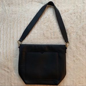 🤑5/$10🤑Old Navy Black Shoulder Faux Leather Bag